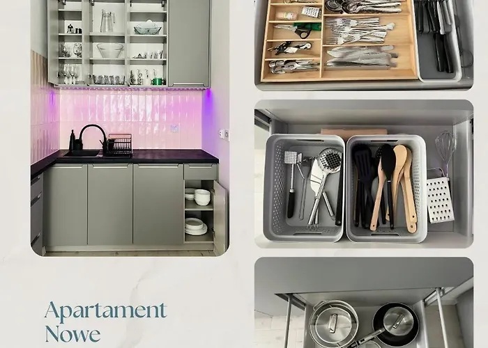 Nowe Apartment, Darmowy Parking, Dostep Na Kod, Winda Lägenhet *